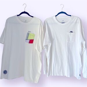 Nike Set of White T-shirts. Size XL